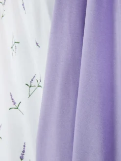 Clearance Kurzärmeliger Jersey-Schlafanzug Mit Print Damen Schlafanzüge