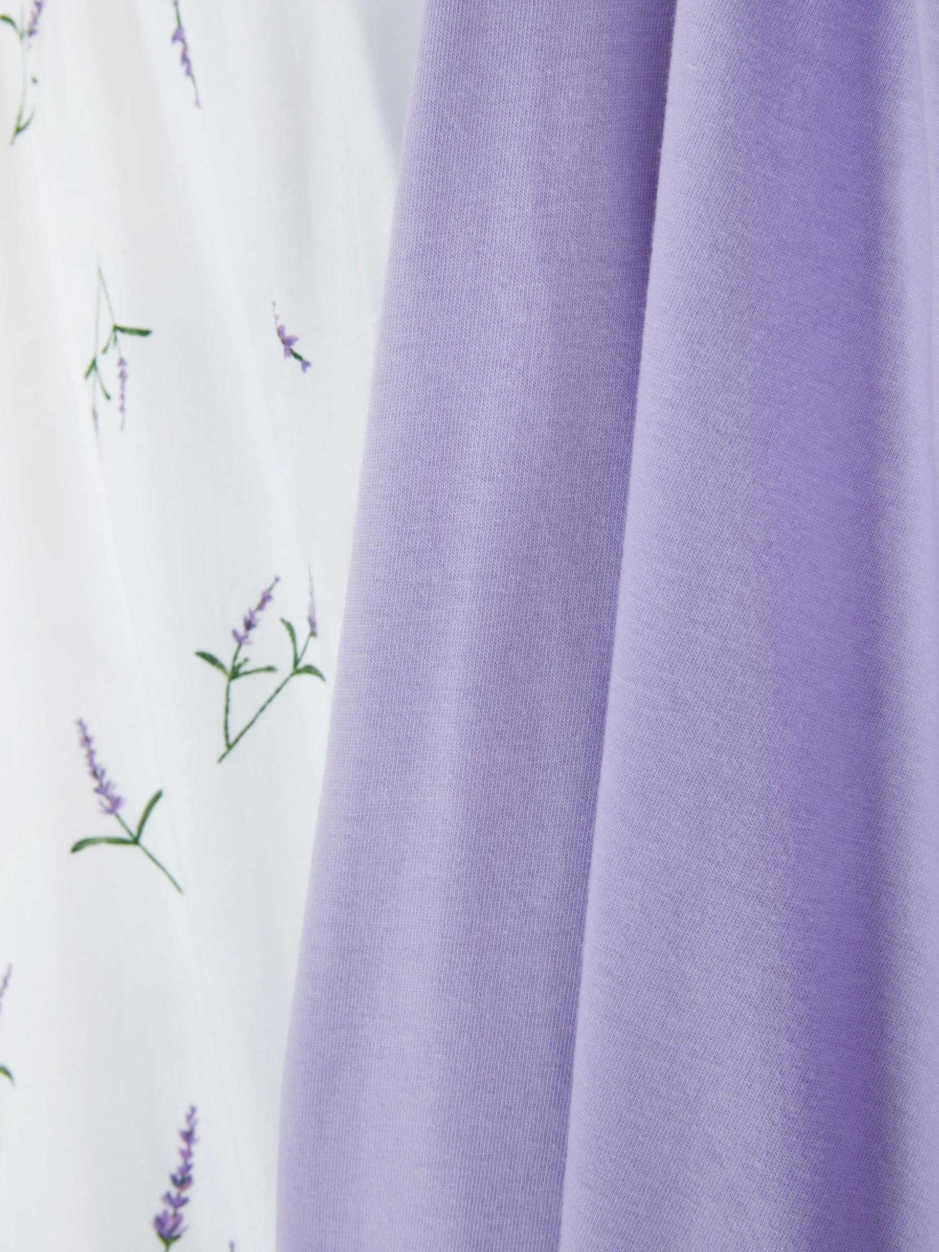 Clearance Kurzärmeliger Jersey-Schlafanzug Mit Print Damen Schlafanzüge