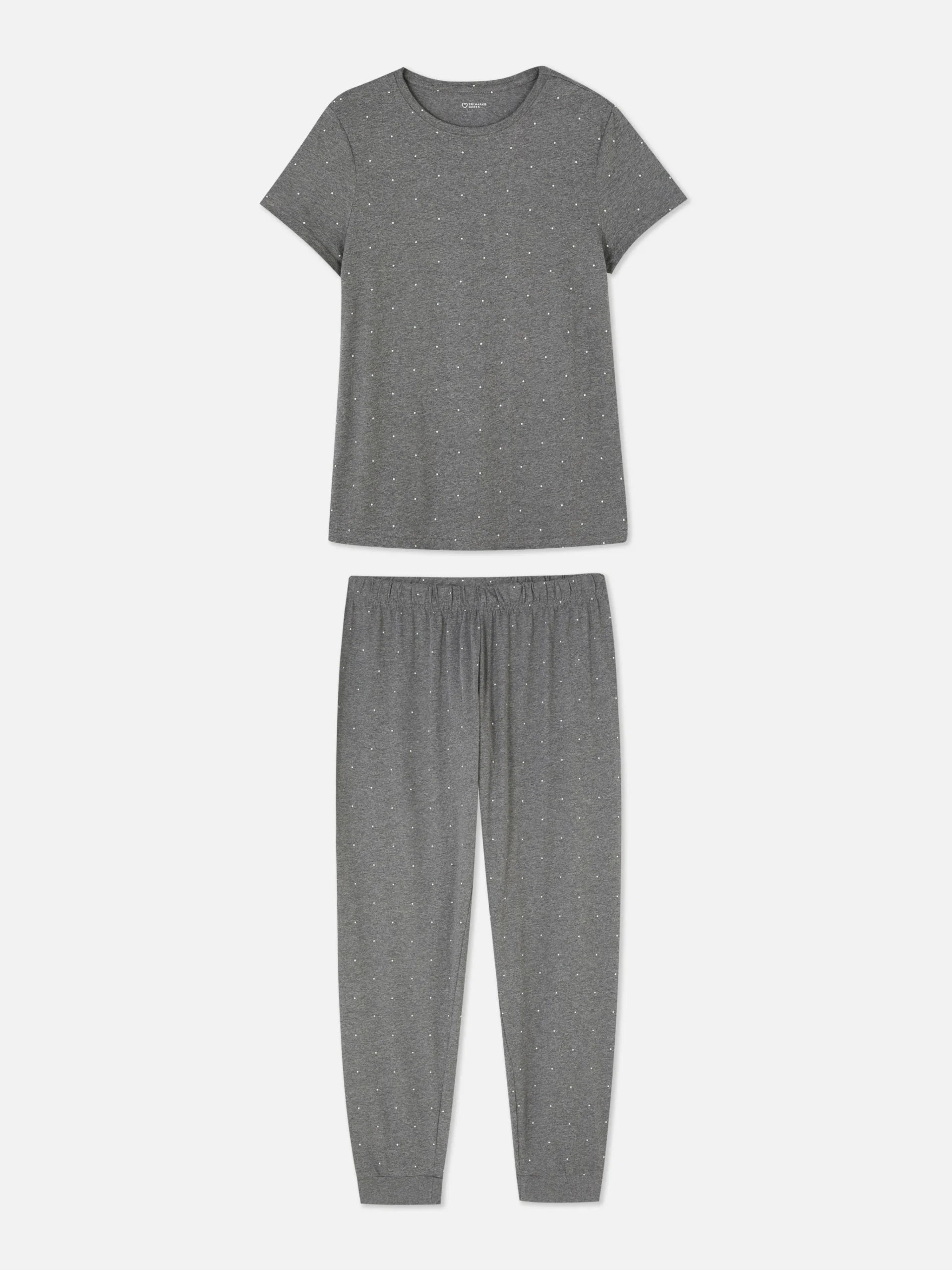 Best Kurzärmeliger Jersey-Schlafanzug Mit Print Damen Schlafanzüge