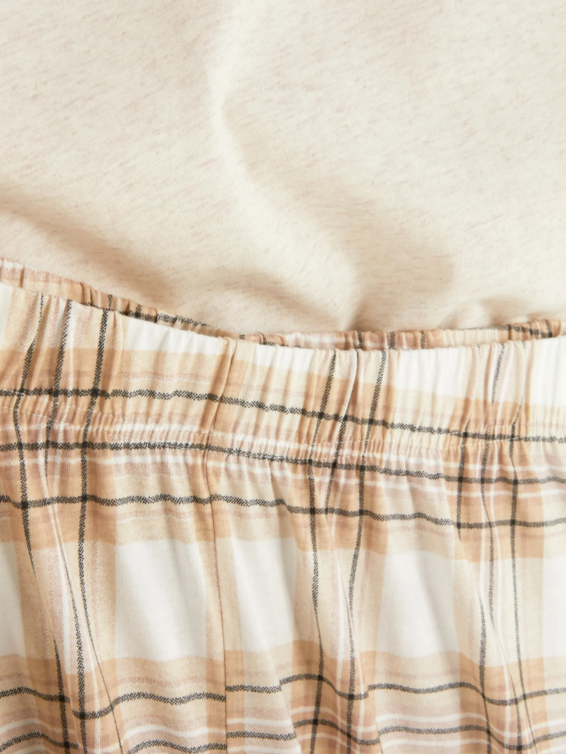 Hot Kurzärmeliger Schlafanzug Mit Schottenkaros Damen Schlafanzüge