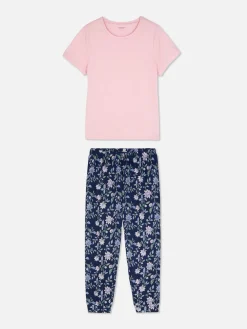 Kurzärmeliger Schlafanzug Zum Kombinieren Damen Schlafanzüge