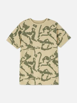 Clearance Kurzärmeliges Grafik-T-Shirt Kinder Tops Und T-Shirts