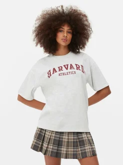 Best Kurzärmeliges „Harvard“ T-Shirt Damen Tops Und T-Shirts
