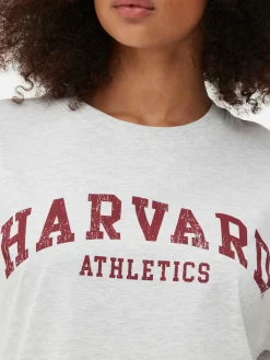 Best Kurzärmeliges „Harvard“ T-Shirt Damen Tops Und T-Shirts