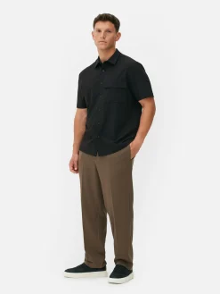 Hot Kurzärmeliges „Kem“ Hemd Mit Geradem Schnitt Herren Hemden