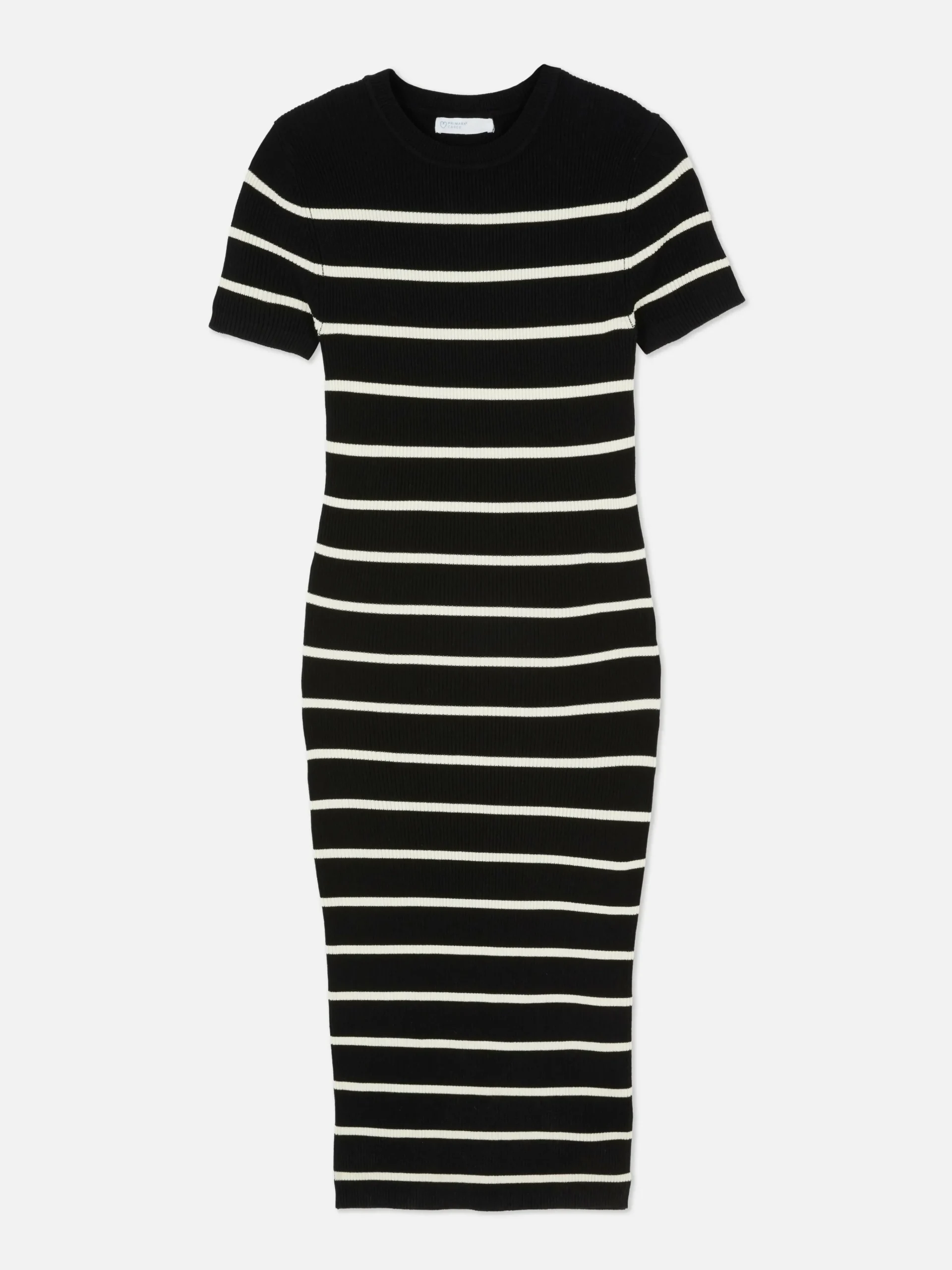 Online Kurzärmeliges Midi-Pulloverkleid Damen Kleider