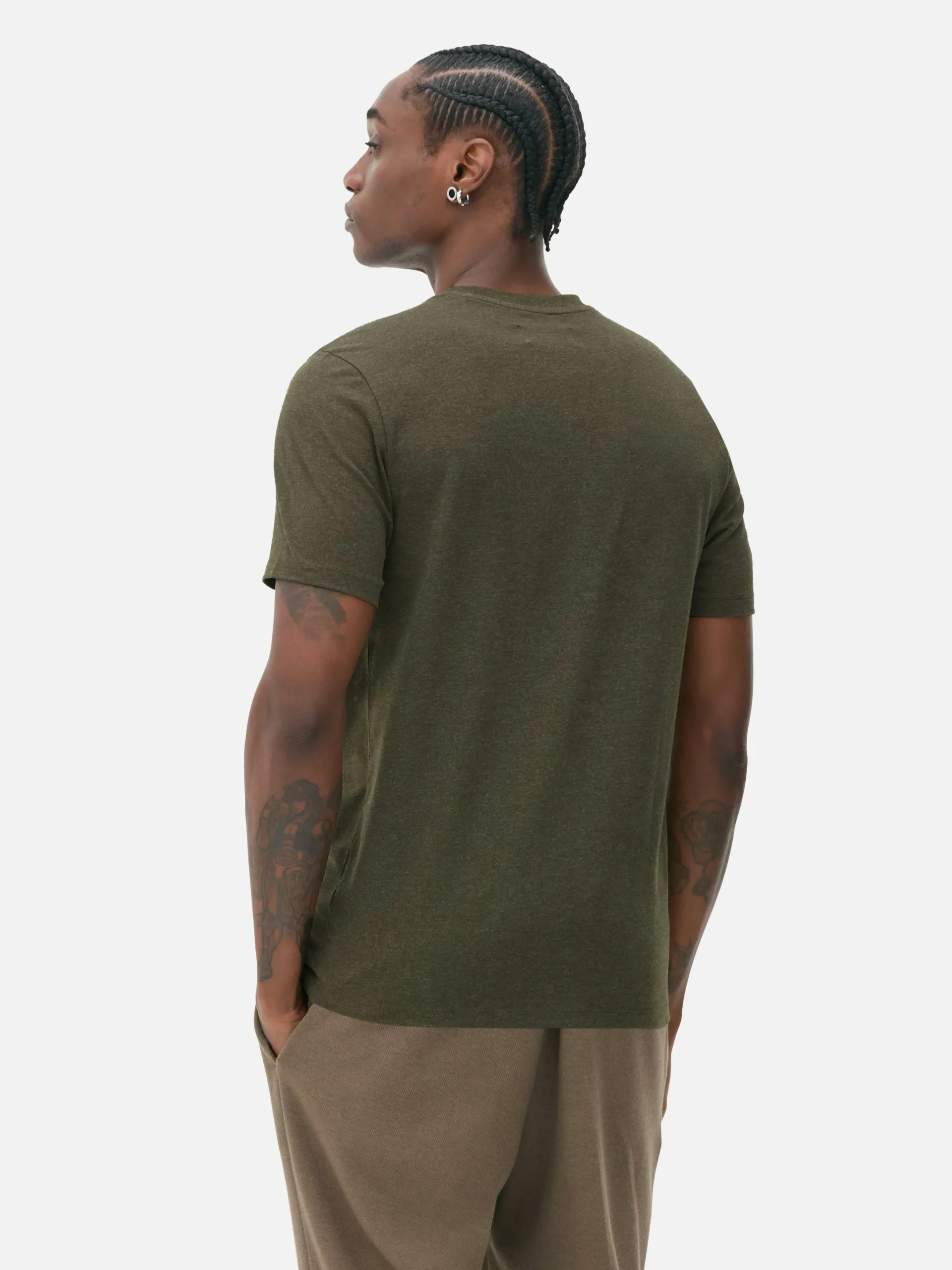 Outlet Kurzärmeliges Slim-Fit-T-Shirt Herren Tops Und T-Shirts