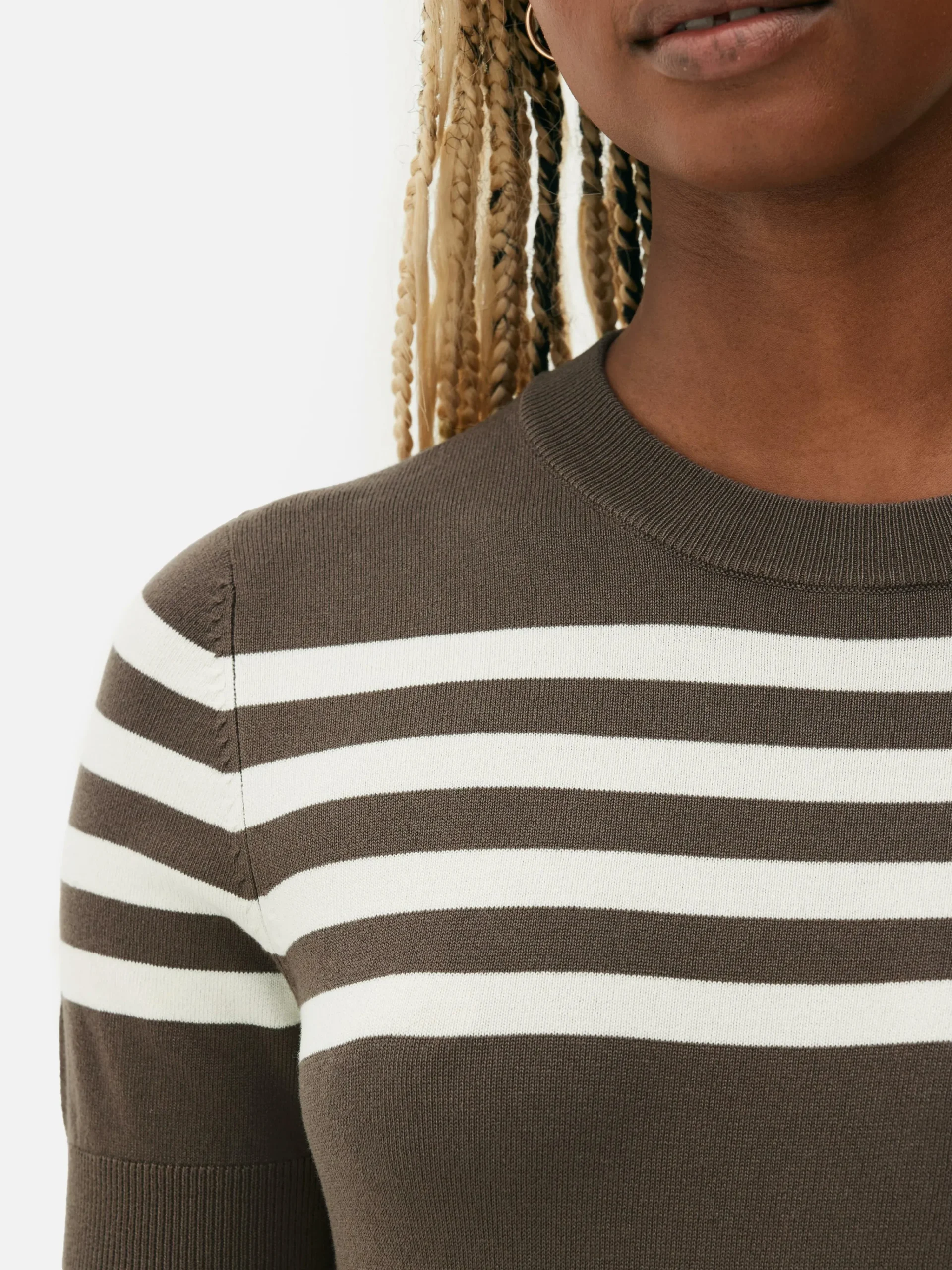 Clearance Kurzärmeliges Strick-T-Shirt Damen Tops Und T-Shirts