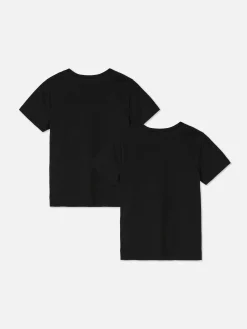 Hot Kurzärmeliges T-Shirt, 2er-Pack Kinder Tops Und T-Shirts