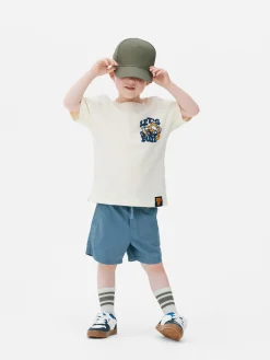 Discount Kurzärmeliges T-Shirt Mit Baggermotiv Kinder Tops Und T-Shirts