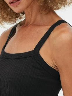 Hot Kurz-Top Mit Rippenstruktur Damen Tops Und T-Shirts