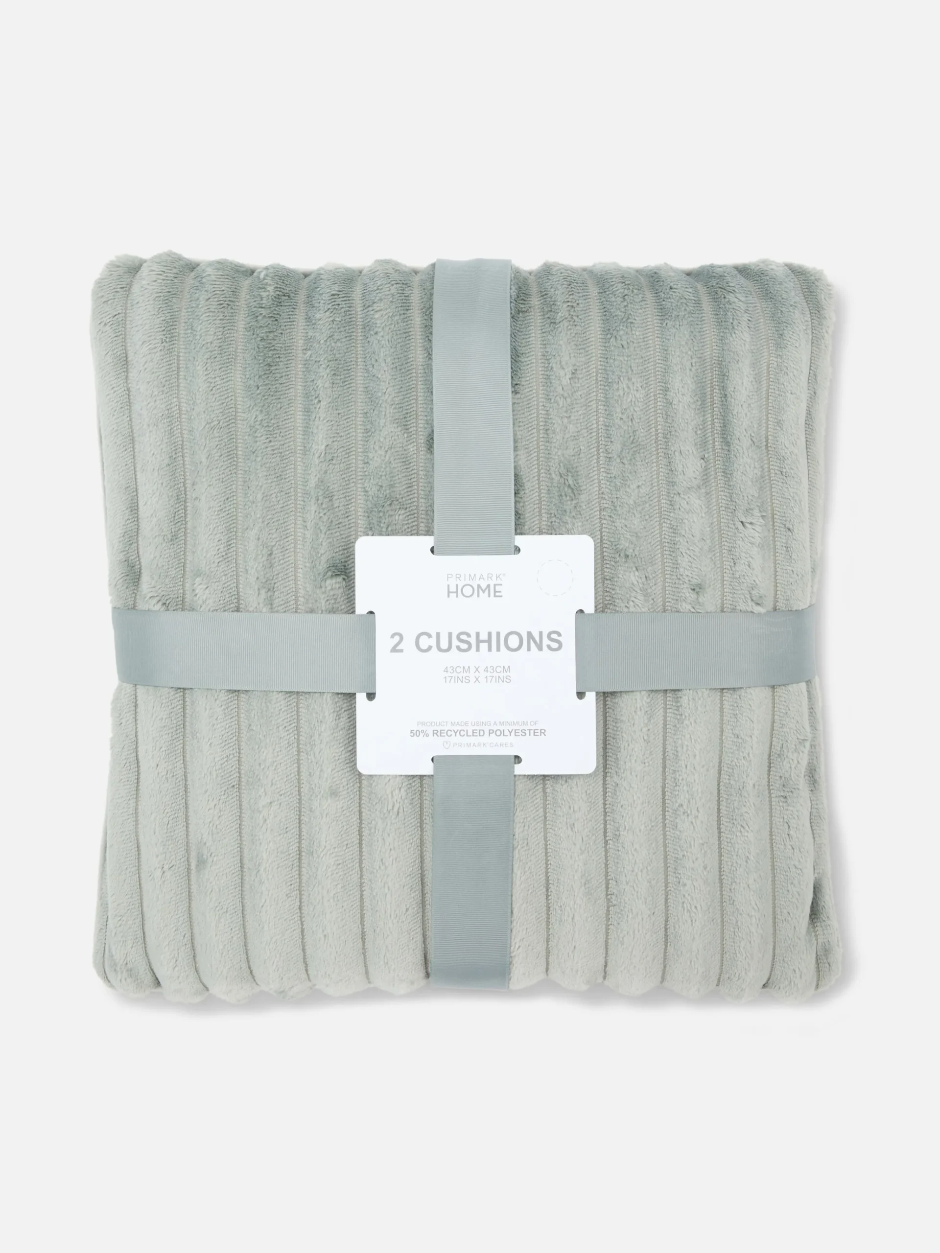 Online Kuscheliges, Geripptes Kissen, 2er-Pack Kissen Und Bezüge