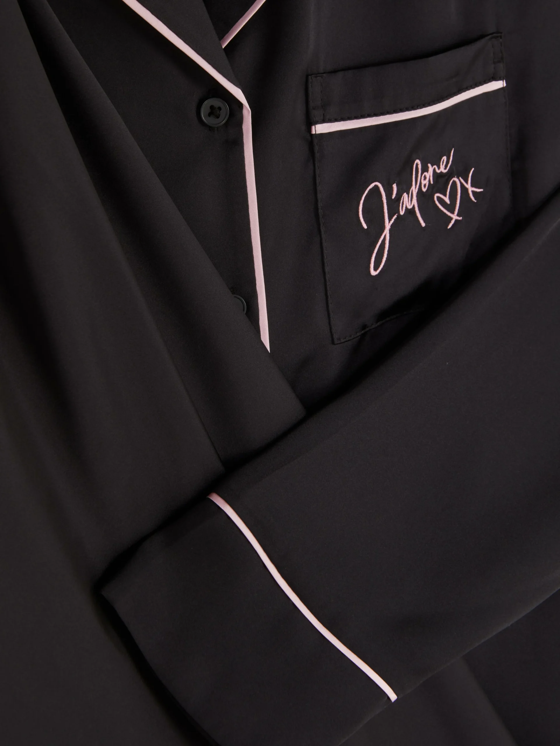 Best Langarm-Schlafanzug Aus Satin Damen Schlafanzüge