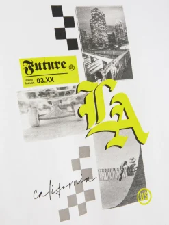 Best Langarm-Shirt Mit „Los Angeles“ Grafik Kinder Tops Und T-Shirts