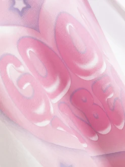 New Langarmshirt Mit Print Auf Der Brust Kinder Tops Und T-Shirts