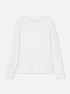 Clearance Langarmtop Aus Stretch Damen Tops Und T-Shirts