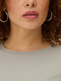 Online Langarmtop Aus Stretch-Jersey Damen Tops Und T-Shirts