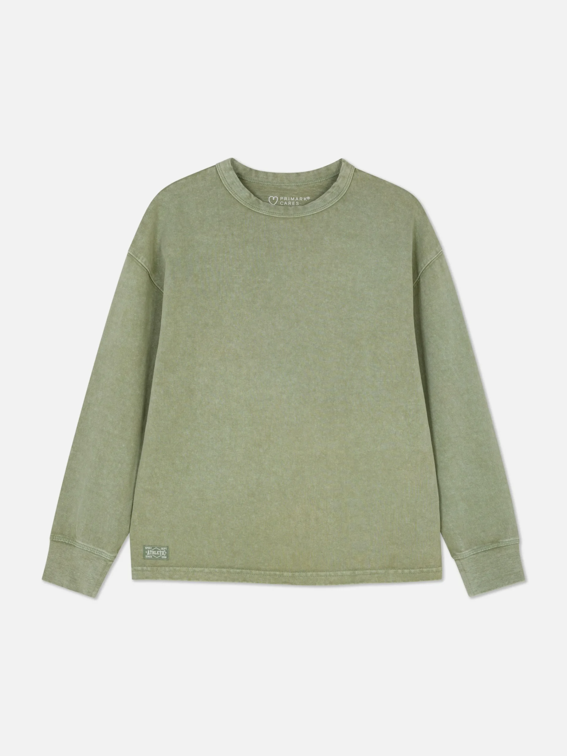 Online Langarm-T-Shirt Im Washed-Look Kinder Tops Und T-Shirts