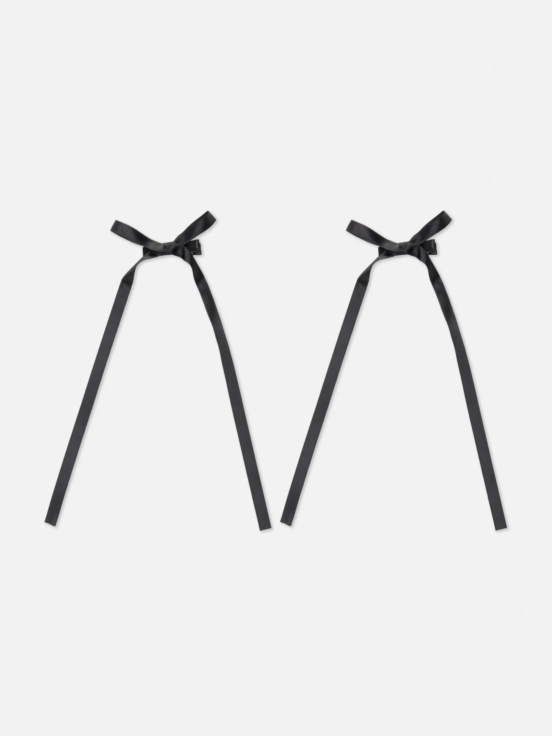 Lange Haarspangen Mit Schleife, 2er-Pack Damen Haarschmuck