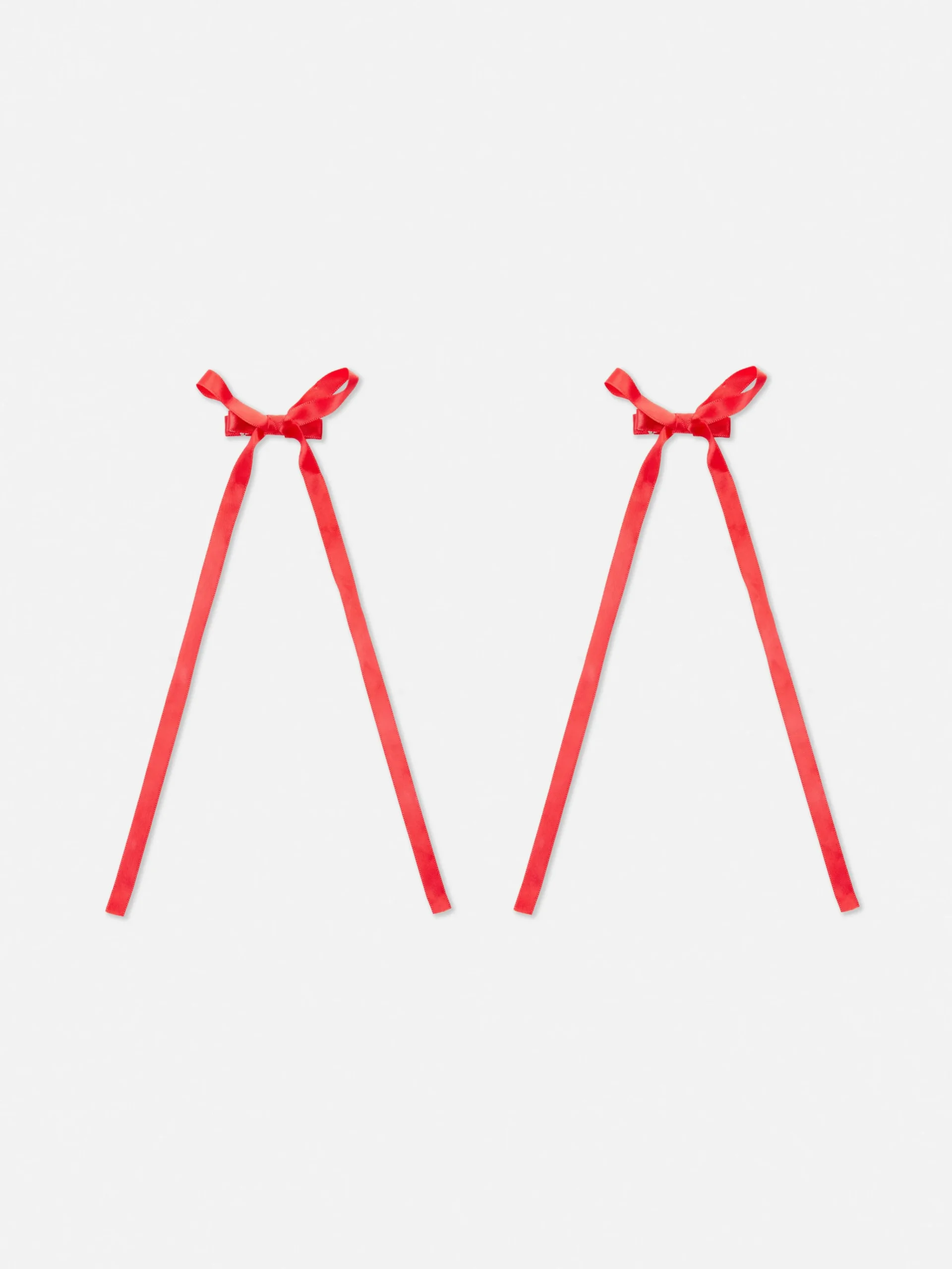 Lange Haarspangen Mit Schleife, 2er-Pack Damen Haarschmuck