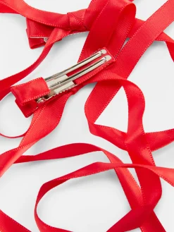 Lange Haarspangen Mit Schleife, 2er-Pack Damen Haarschmuck