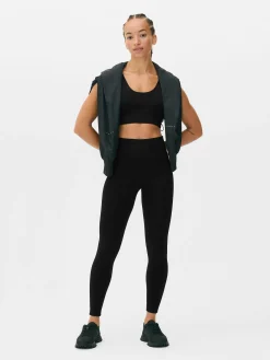 Lange, Nahtlose Performance-Leggings Damen Fitnesskleidung Und Activewear