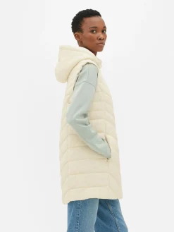 Lange Steppweste Damen Jacken Und Mäntel