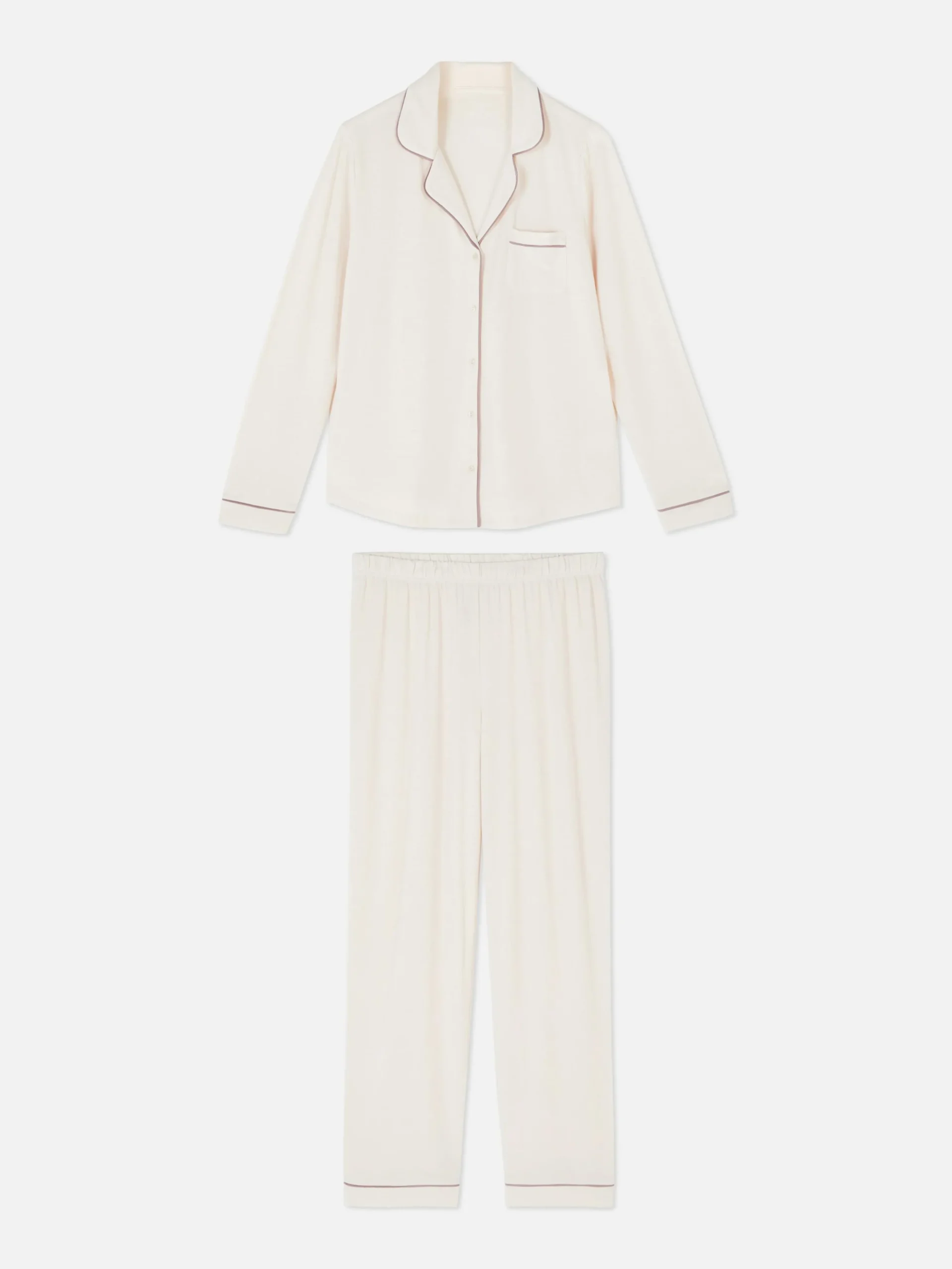 Hot Langer Boyfriend-Schlafanzug Damen Schlafanzüge