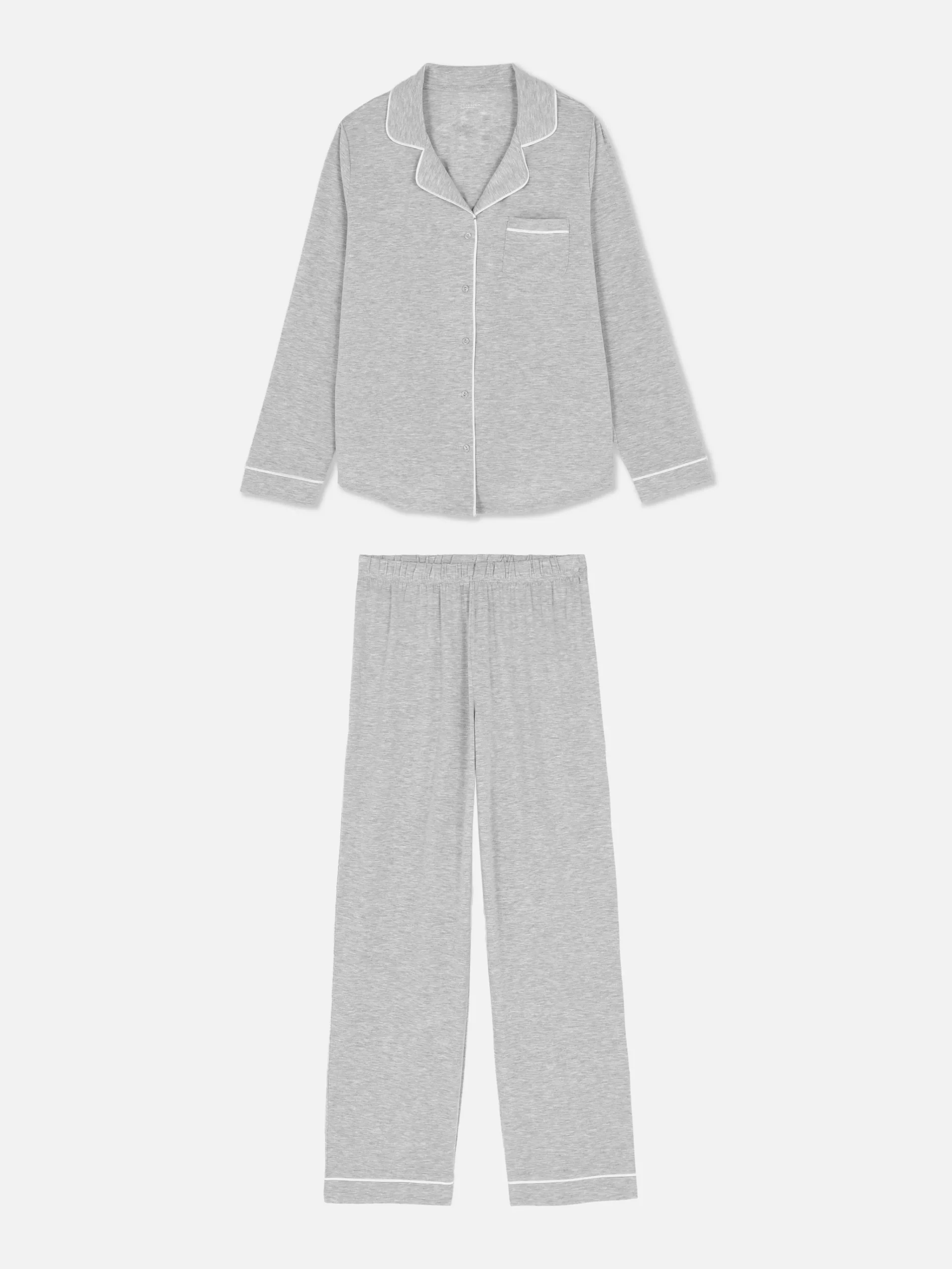 Best Langer Boyfriend-Schlafanzug Damen Schlafanzüge