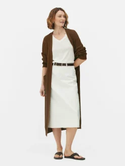 Sale Langer Cardigan Damen Pullover Und Cardigans