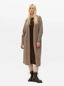 New Langer, Gerippter Cardigan Damen Pullover Und Cardigans