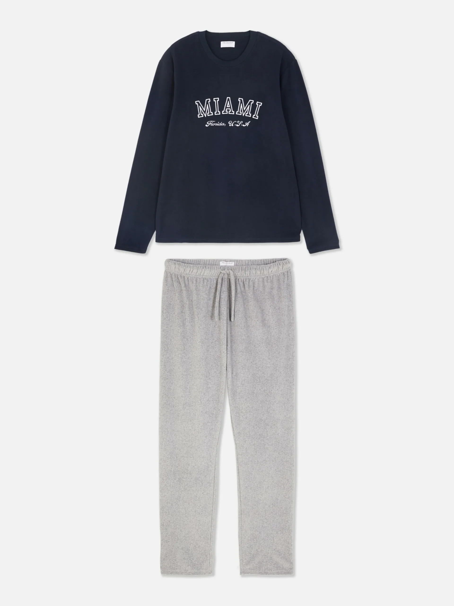 Discount Langer „Miami“ Schlafanzug Herren Schlafanzüge