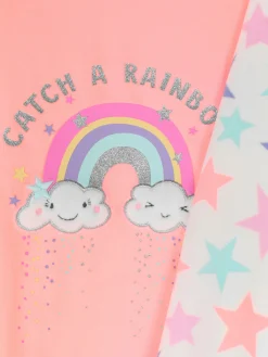 Online Langer Regenbogen-Schlafanzug Aus Velours Kinder Schlafanzüge Und Nachtwäsche