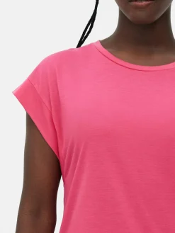 New Langes Essential-T-Shirt Damen Tops Und T-Shirts