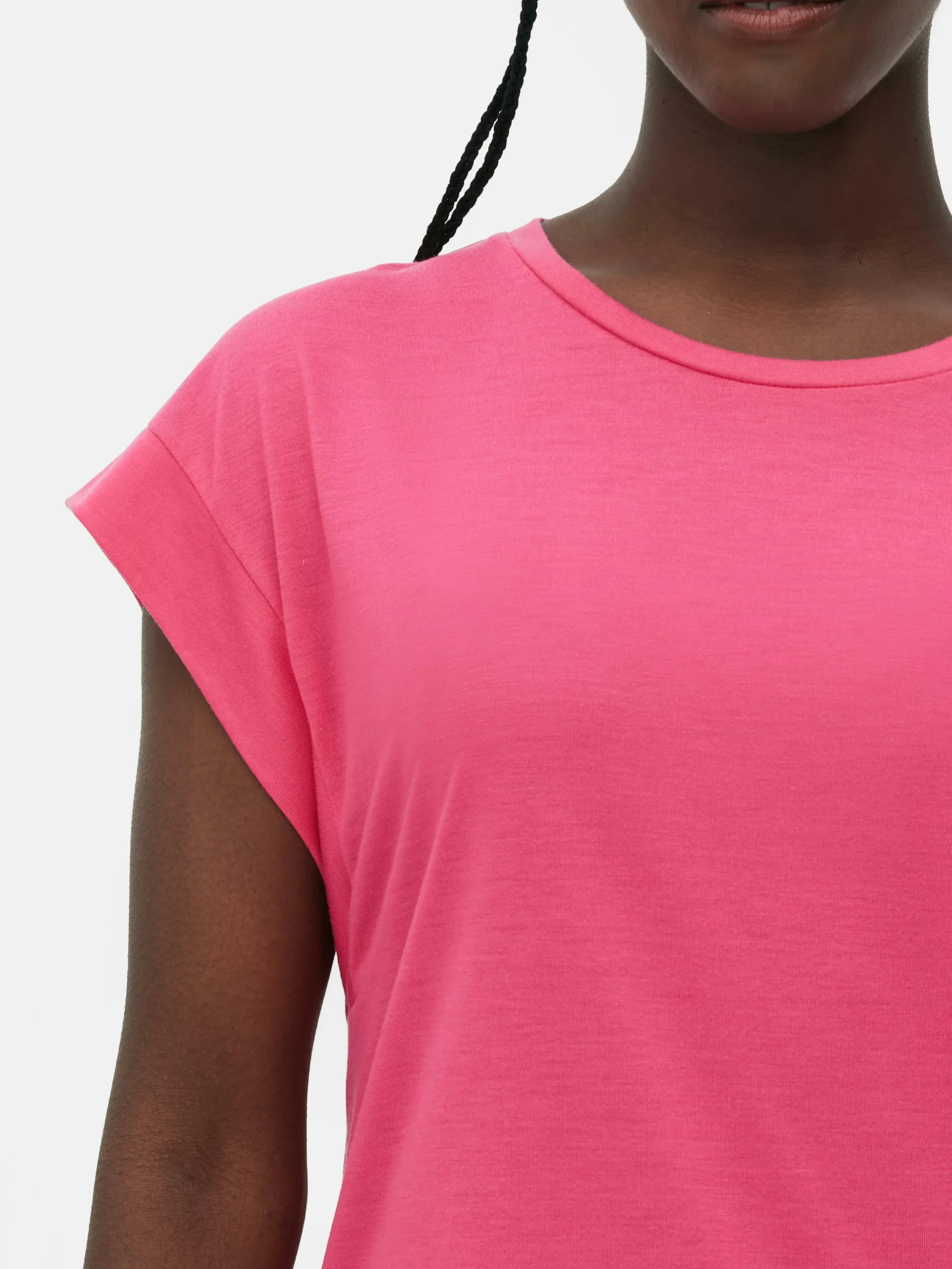 New Langes Essential-T-Shirt Damen Tops Und T-Shirts