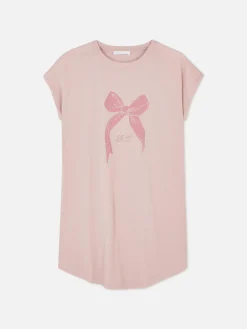 Sale Langes T-Shirt Mit Rundhalsausschnitt Damen Tops Und T-Shirts