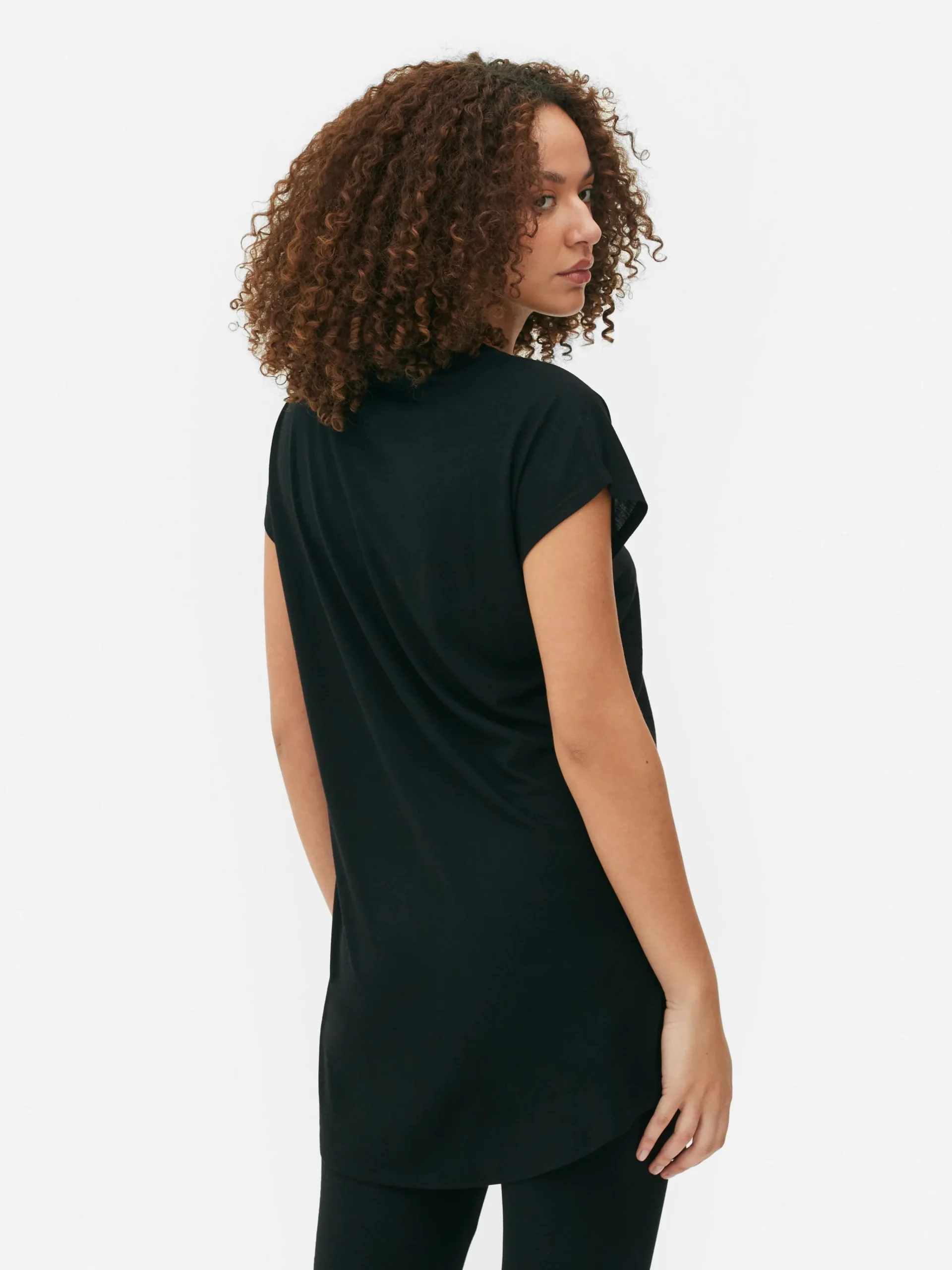 New Langes T-Shirt Mit Rundhalsausschnitt Damen Tops Und T-Shirts