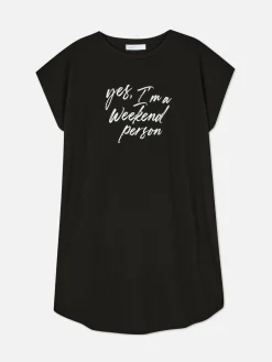 New Langes T-Shirt Mit Rundhalsausschnitt Damen Tops Und T-Shirts