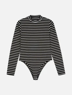 Discount Langärmeliger Body Mit Rollkragen Damen Tops Und T-Shirts