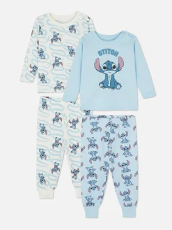 Best Langärmeliger „Disney Stitch“ Schlafanzug, 2er-Pack Schlafanzüge Und Nachtwäsche|Schlafanzüge Und Nachtwäsche
