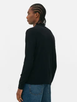 Best Langärmeliger Polopullover Herren Pullover Und Cardigans