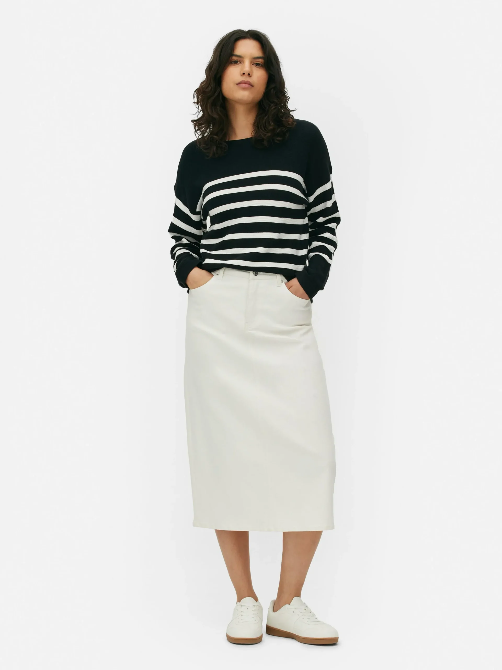 Online Langärmeliger Pullover Mit U-Boot-Ausschnitt Damen Pullover Und Cardigans