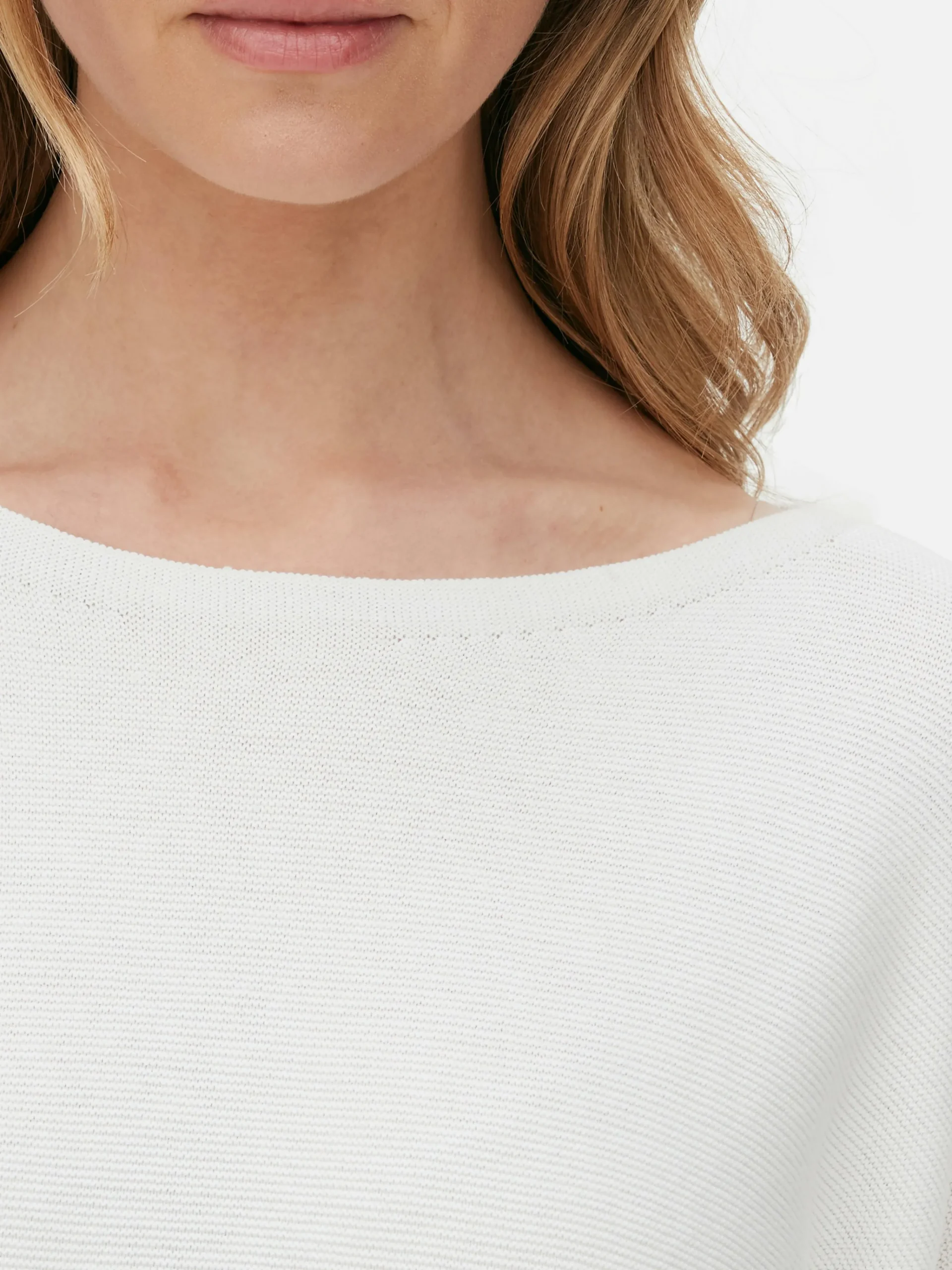 New Langärmeliger Pullover Mit U-Boot-Ausschnitt Damen Pullover Und Cardigans