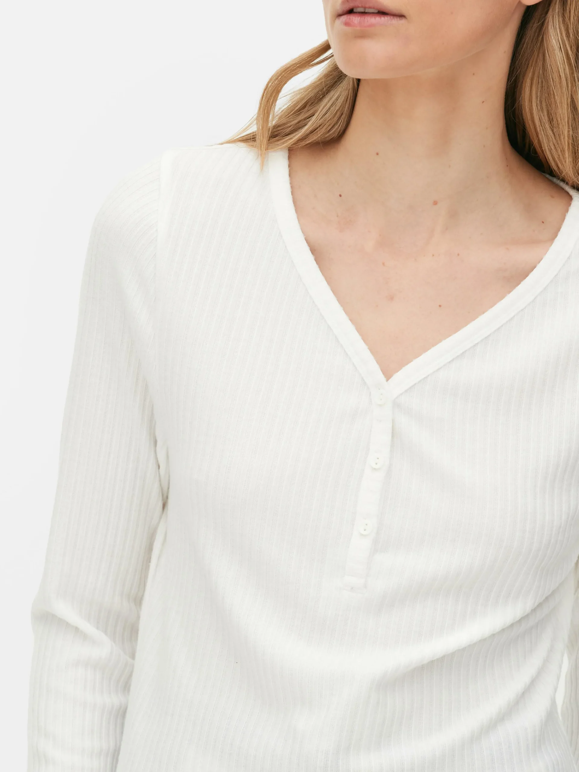 Langärmeliger Schlafanzug Mit Karierter Hose Damen Schlafanzüge