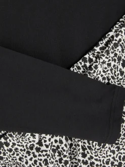 Online Langärmeliger Schlafanzug Mit Tasche Damen Schlafanzüge