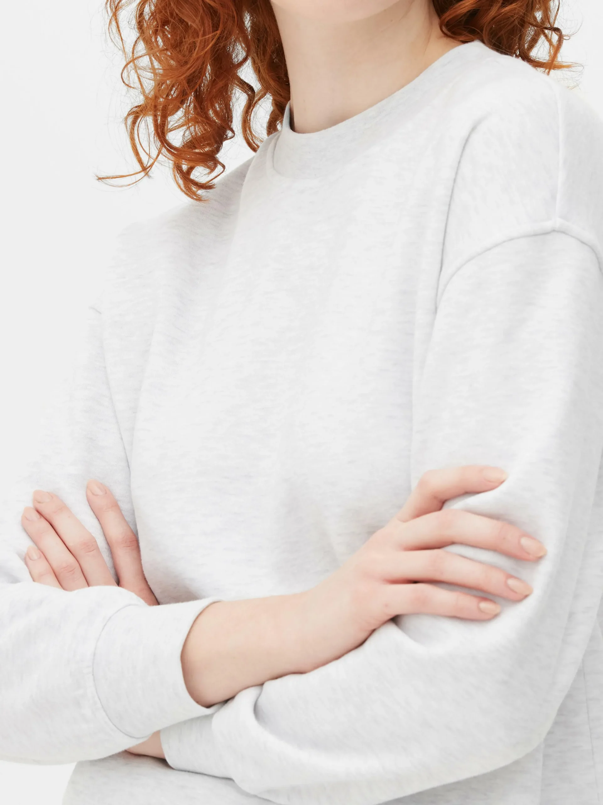 Discount Langärmeliges Basic-Sweatshirt Damen Loungewear|Hoodies Und Sweatshirts