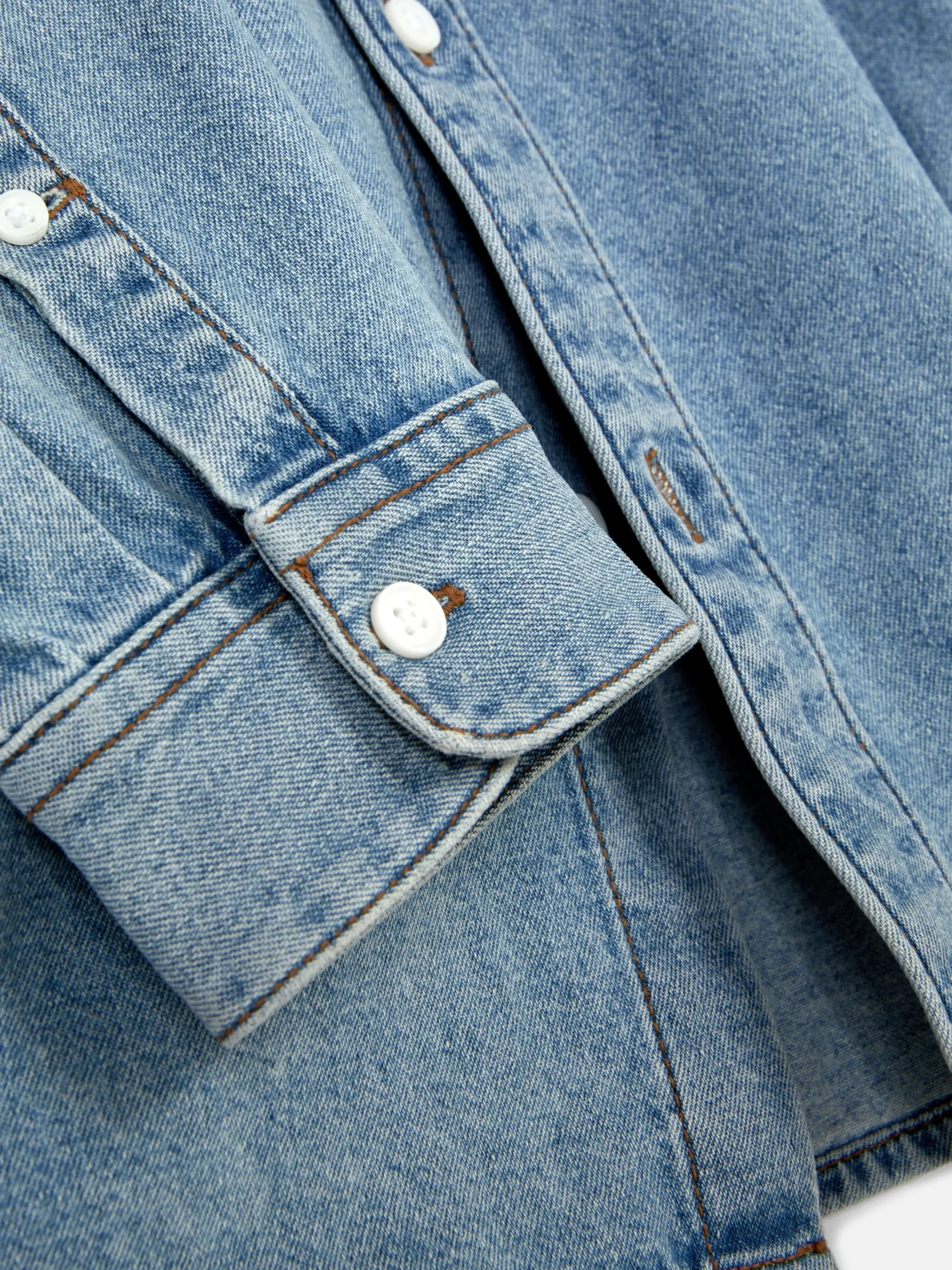 New Langärmeliges Hemd Aus Baumwoll-Twill Herren Hemden