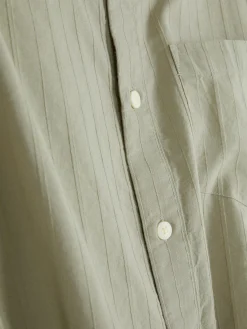 New Langärmeliges Jacquardhemd Herren Hemden