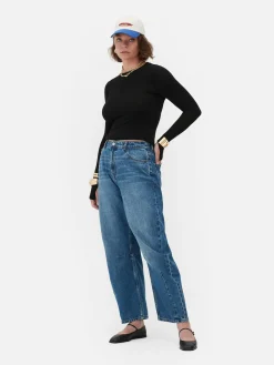 Clearance Langärmeliges „Rita Ora“ Stretch-T-Shirt Damen Tops Und T-Shirts