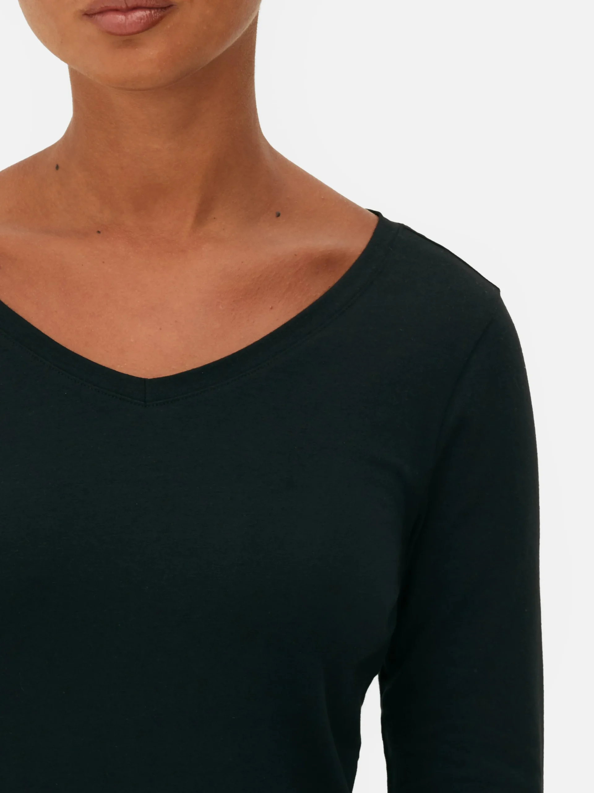 Discount Langärmeliges Stretch-T-Shirt Damen Tops Und T-Shirts